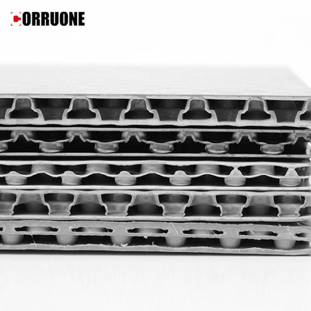 9mm 10mm Papan Plastik Bergelombang Putih Lembar Correx Putih 4mm
