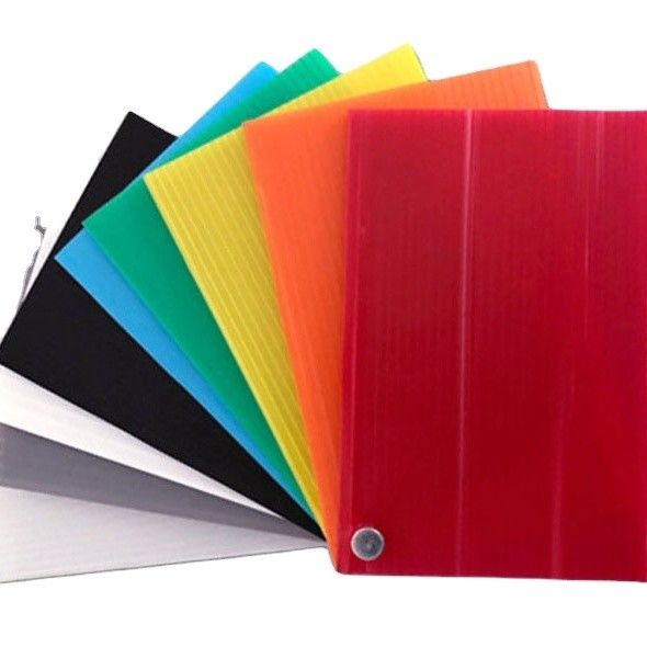 Pink PP Corrugated Sheet 600 * 400 Papan Correx Plastik Disesuaikan