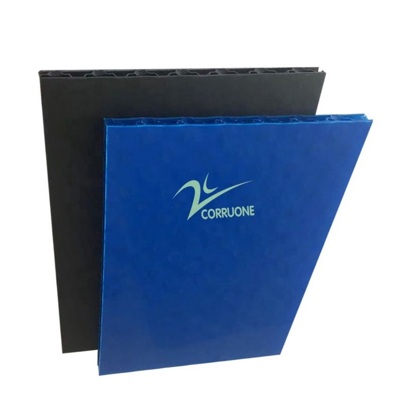 12mm High Strength PP Corrugated Sheet Polypropylene Corrugated Board Floor Protection