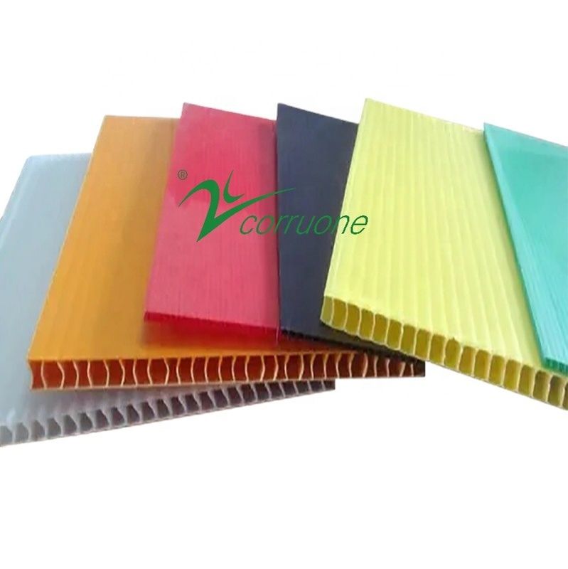 2mm 3mm 4mm 5mm 6mm 7mm PP Panel Lembaran Polypropylene Bergelombang
