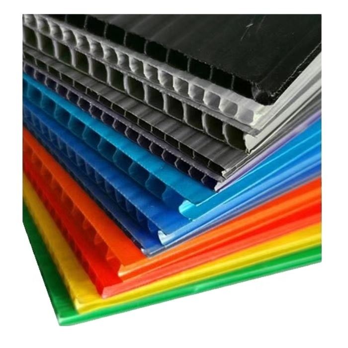 2mm 3mm 4mm 5mm 6mm 7mm PP Panel Lembaran Polypropylene Bergelombang