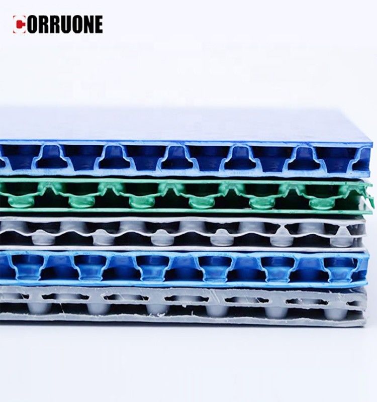 2mm 3mm 4mm 5mm 6mm 7mm PP Panel Lembaran Polypropylene Bergelombang