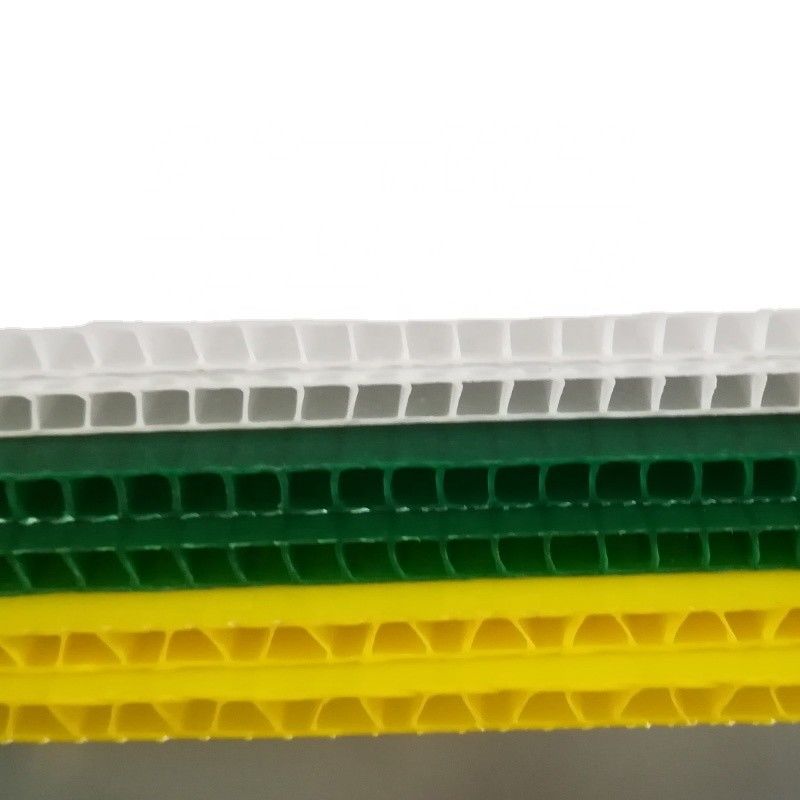 2mm 3mm 4mm 5mm 6mm 7mm PP Panel Lembaran Polypropylene Bergelombang