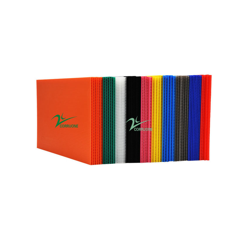 PP 4x8 4mm 5mm Correx Board White Correx Fluted Board Disesuaikan