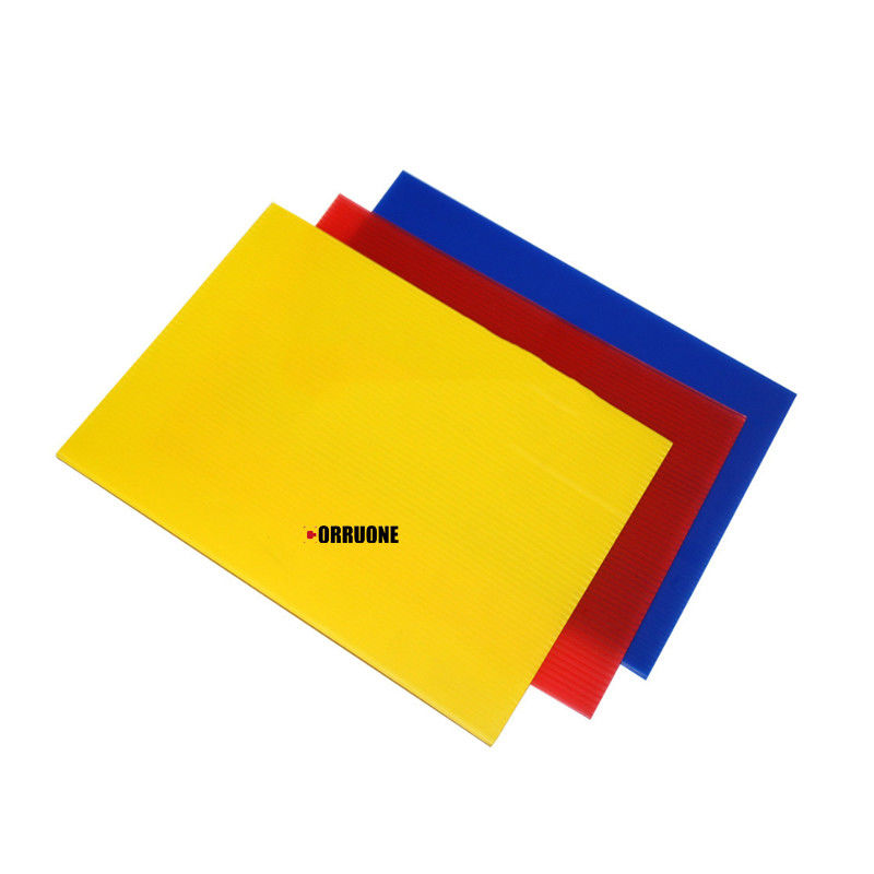 PP 4x8 4mm 5mm Correx Board White Correx Fluted Board Disesuaikan