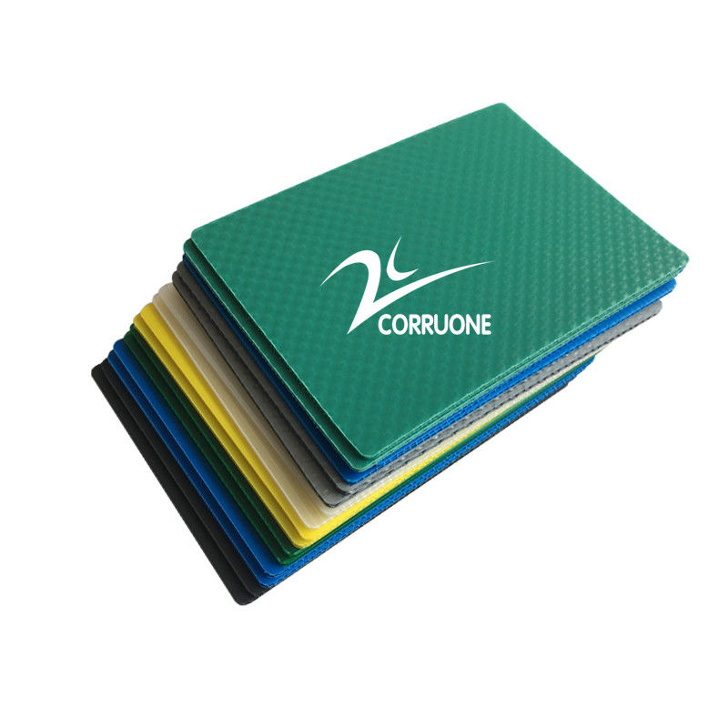 Papan Coroplast Kuning 5mm 6mm 8mm Lembaran Plastik Bergelombang 4x8