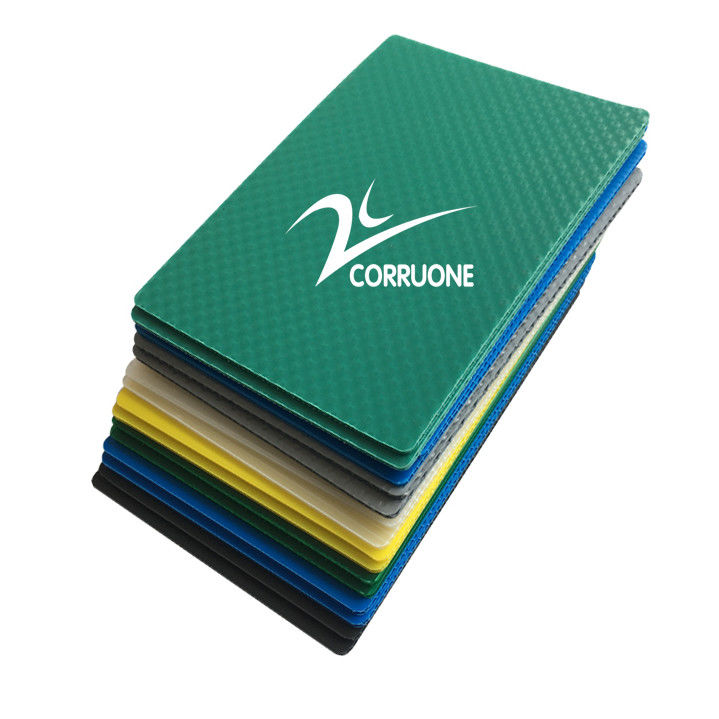 Papan Coroplast Kuning 5mm 6mm 8mm Lembaran Plastik Bergelombang 4x8