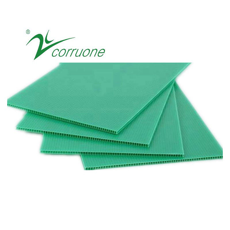 4mm 5mm 4x8 Coroplast Sign Blanks Lembaran Plastik Bergelombang Daur Ulang