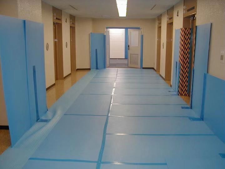 Tahan Air PP Coroplast Sheet 2mm 3mm Correx Floor Protection Roll