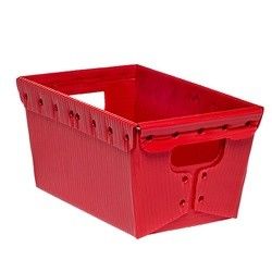 1.5mm-30mm PP Kotak Kemasan Plastik Bergelombang Putih Hijau Biru