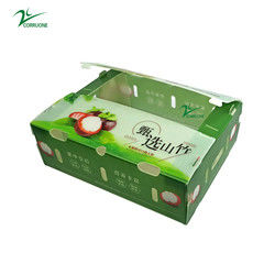 Corflute Okra Fruit Corrugated Boxes Kotak Plastik Bergelombang PP