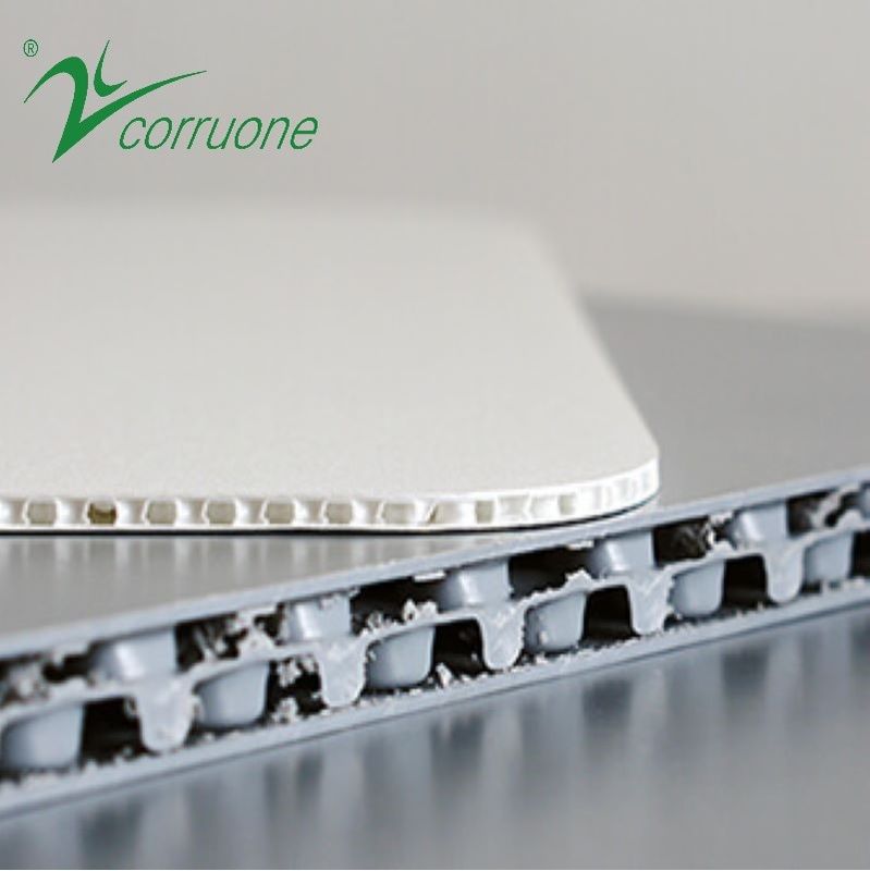 Corruone PP dinding ganda pp polipropilena plastik lembaran honeycomb inti panel papan l dengan struktur sel