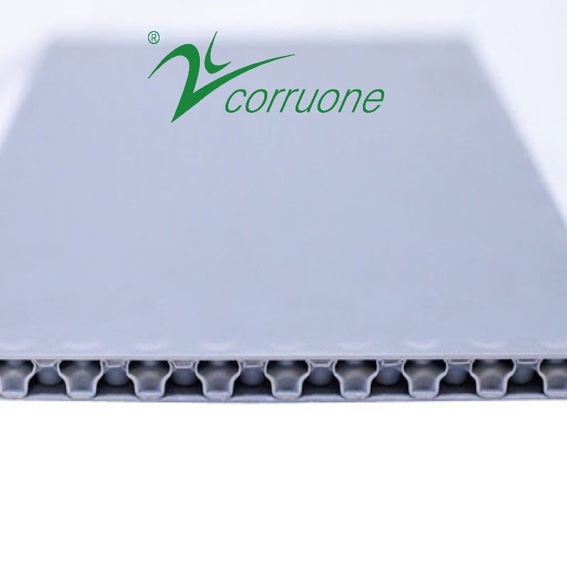 Corruone PP dinding ganda pp polipropilena plastik lembaran honeycomb inti panel papan l dengan struktur sel