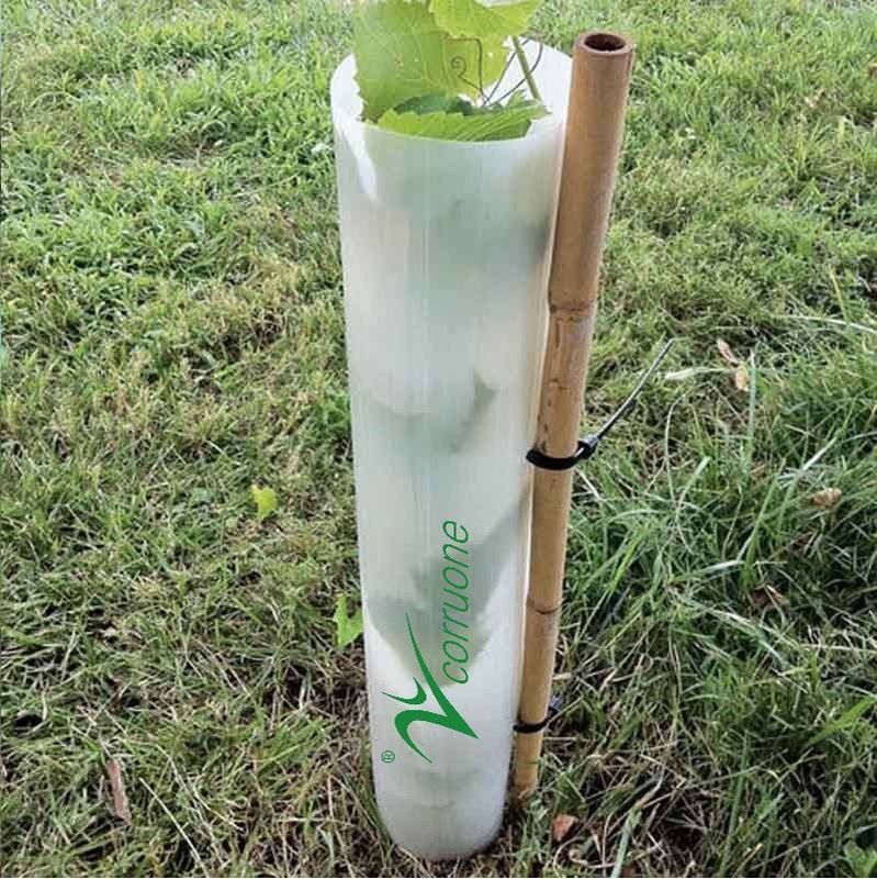 Red 100% PE Corflute Plastic Tree Guards Tahan UV 2mm-12mm