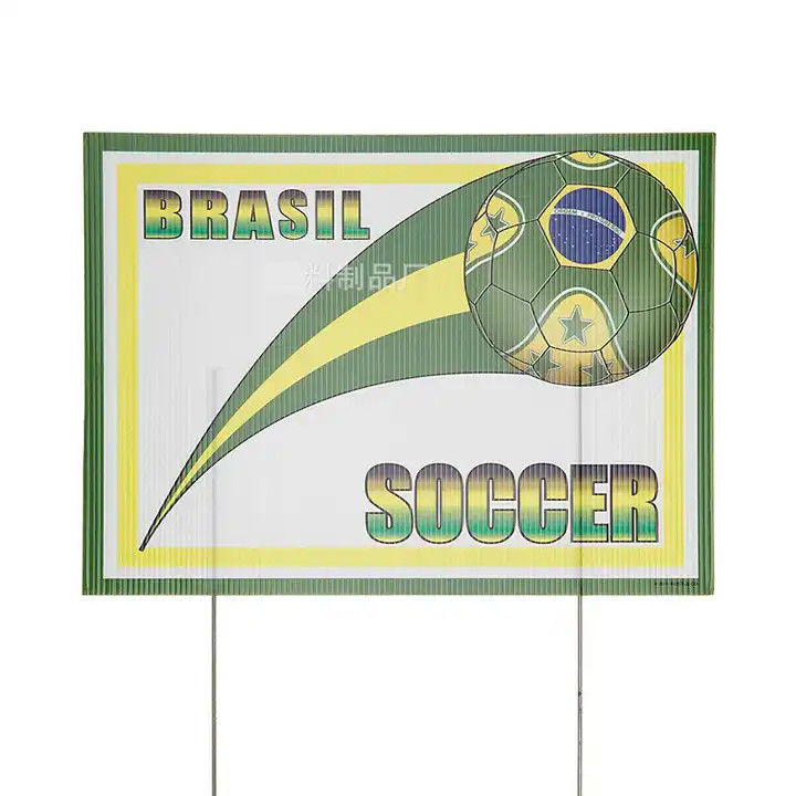 4ft X 8ft Coroplast Sign Board Diterbitkan Dengan Silk Screen Printing Untuk Iklan